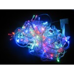 19M 200 LED Fairy Lights - Multi Colour (Clear Cable)